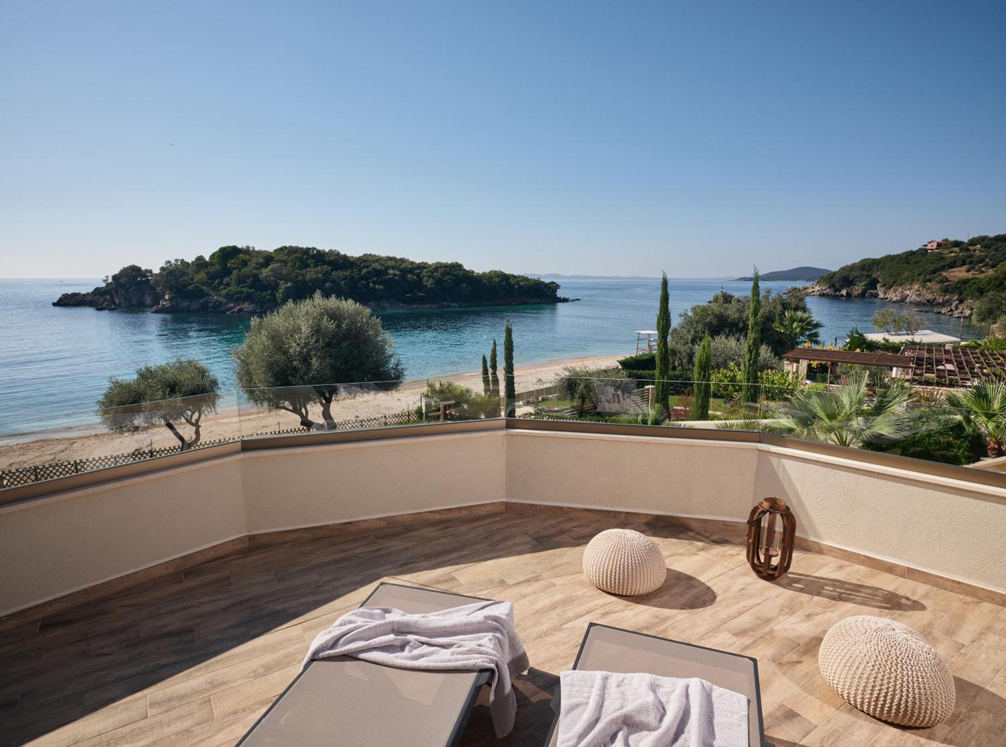 Prima Vista Beachfront Boutique Hotel Sívota Buitenkant foto